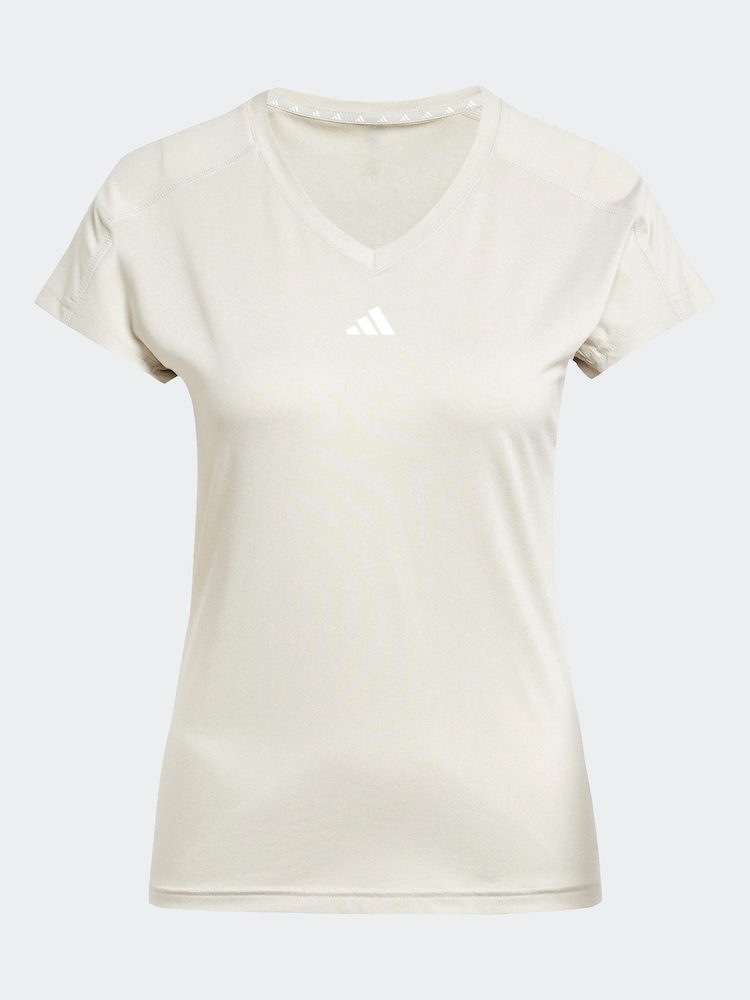 adidas Grey Essential Minimal T-Shirt - Image 6 of 6
