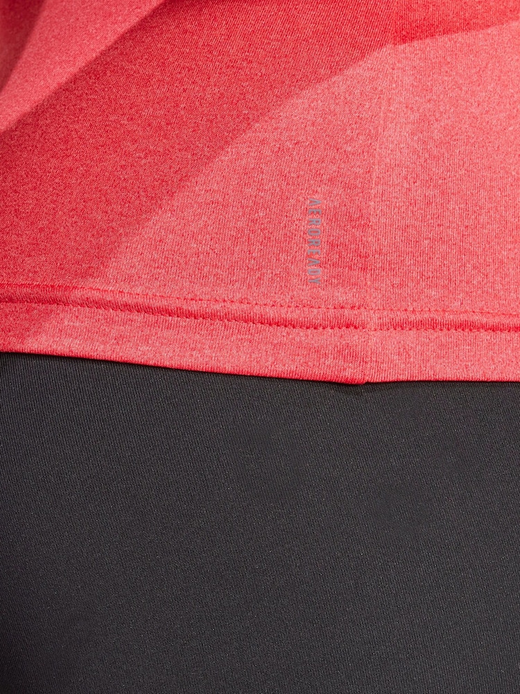 adidas Red Marun Essential Minimal T-Shirt - Image 5 of 6