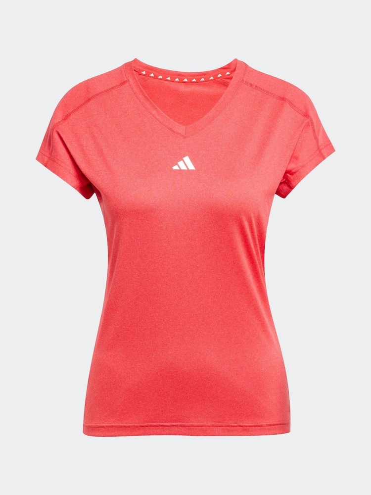 adidas Red Marun Essential Minimal T-Shirt - Image 6 of 6