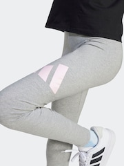 adidas Grey Essentials Junior Leggings - Image 5 of 6