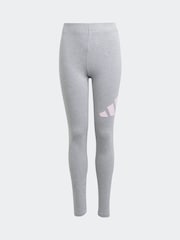 adidas Grey Essentials Junior Leggings - Image 6 of 6