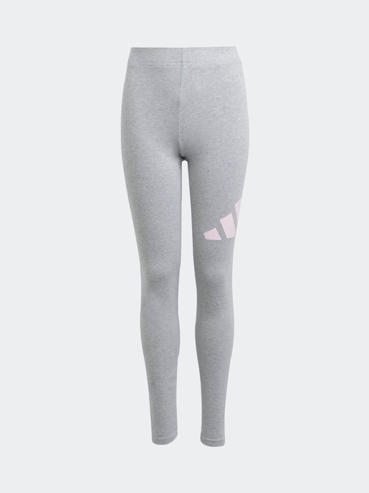 adidas Grey Essentials Junior Leggings - Image 6 of 6