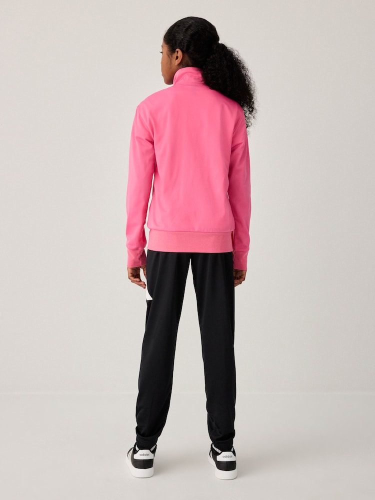 adidas Pink Large Essentials Logo Tracksuit - Image 2 of 13