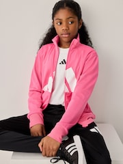 adidas Pink Large Essentials Logo Tracksuit - Image 4 of 13