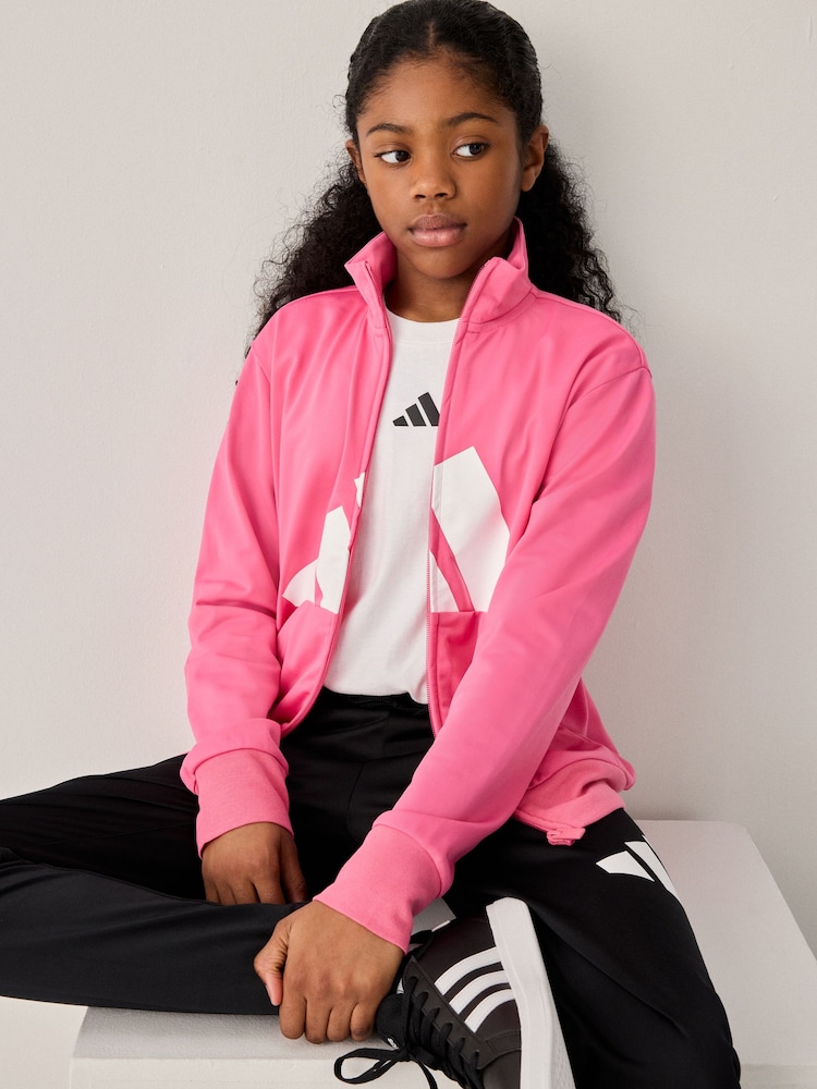 Рожевий - adidas Large Essentials Logo спортивний костюм - Image 4 of 13