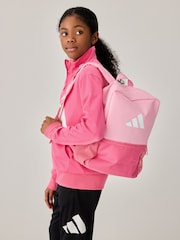 adidas Pink Large Essentials Logo Tracksuit - Image 7 of 13