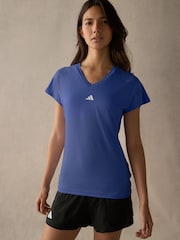 adidas Blue Essential Minimal T-Shirt - Image 1 of 7