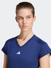 adidas Blue Essential Minimal T-Shirt - Image 5 of 7