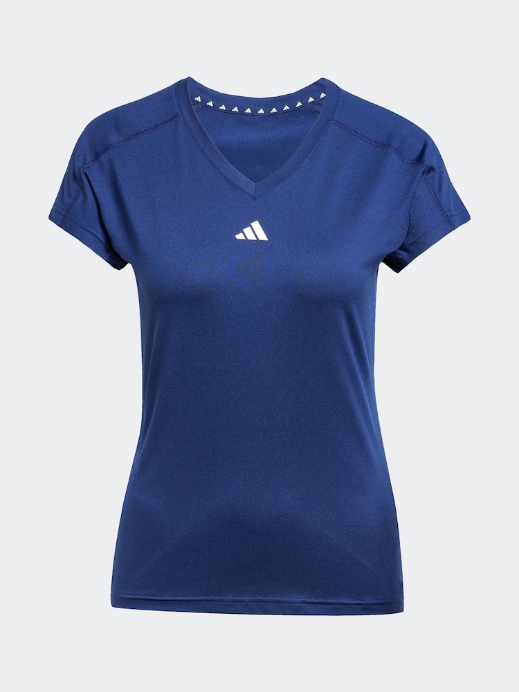 adidas Blue Essential Minimal T-Shirt - Image 7 of 7