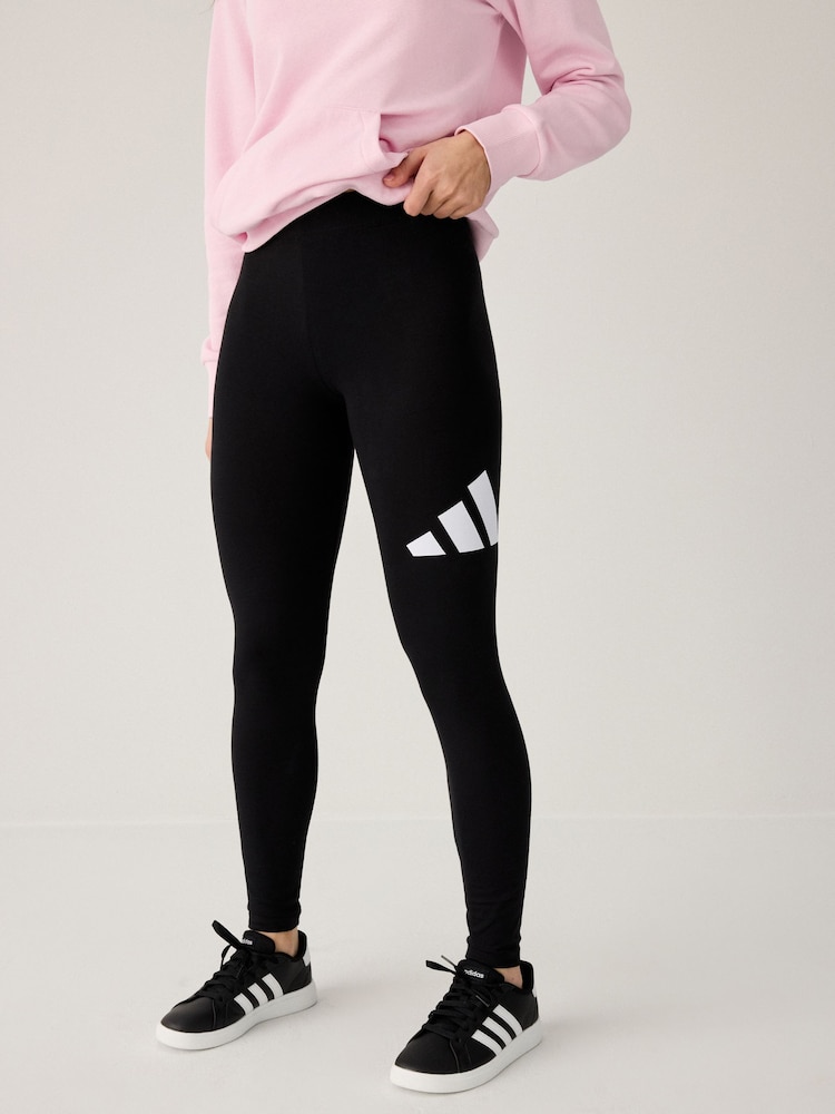 adidas Black Essentials Junior Leggings - Image 1 of 5