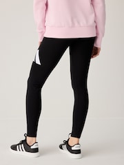 adidas Black Essentials Junior Leggings - Image 3 of 5