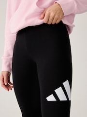 adidas Black Essentials Junior Leggings - Image 4 of 5