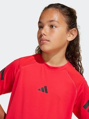 adidas Red Essentials T-Shirt - Image 5 of 6
