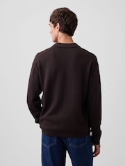 Gap Brown Relaxed Polo Jumper - Image 2 of 4