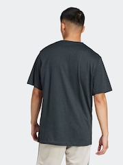 adidas Blue Train Essentials Feelready Novelty T-Shirt - Image 2 of 5