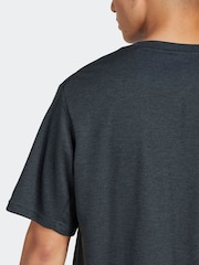 adidas Blue Train Essentials Feelready Novelty T-Shirt - Image 4 of 5