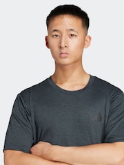 adidas Blue Train Essentials Feelready Novelty T-Shirt - Image 5 of 5