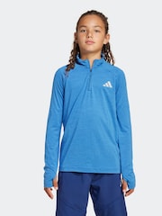 رداء علوي رياضي بربع سحاب من مفضلات adidas - صورة 1 من 6