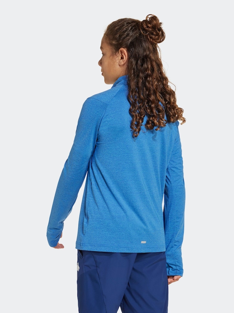 رداء علوي رياضي بربع سحاب من مفضلات adidas - صورة 2 من 6
