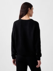Gap Black CashSoft Oversized V-Neck Jumper - Image 2 of 3