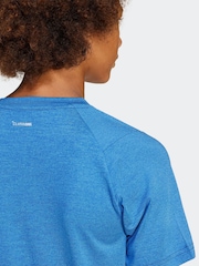 adidas Blue Small Logo T-Shirt - Image 5 of 6