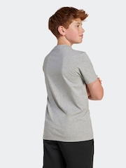 adidas Grey Essentials 100% Cotton T-Shirt - Image 2 of 6