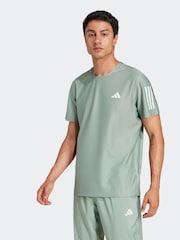 adidas Green Own the Run T-Shirt - Image 1 of 5