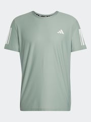adidas Green Own the Run T-Shirt - Image 5 of 5