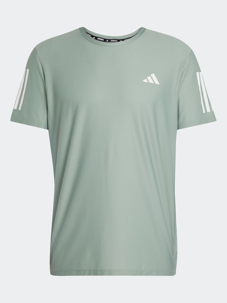 adidas Green Own the Run T-Shirt - Image 5 of 5