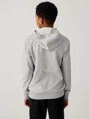 adidas Grey Large Logo Hoodie - Image 3 of 5