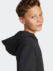 Preto - Moletom de lã com logotipo pequeno da Adidas - Imagem 4 de 6