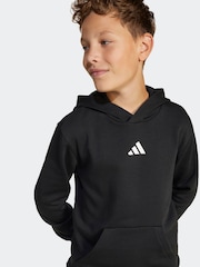 Preto - Moletom de lã com logotipo pequeno da Adidas - Imagem 5 de 6