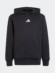 Preto - Moletom de lã com logotipo pequeno da Adidas - Imagem 6 de 6