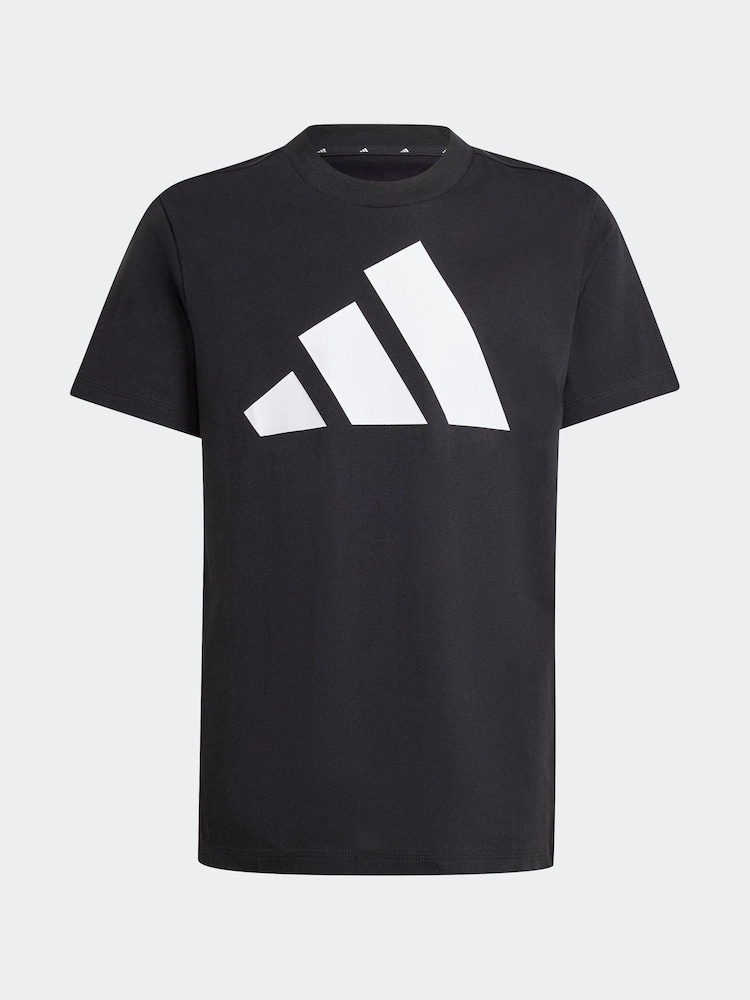 adidas Black Essentials 100% Cotton T-Shirt - Image 6 of 6