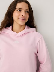 adidas Pink Essentials Hoodie Kids - Image 5 of 8