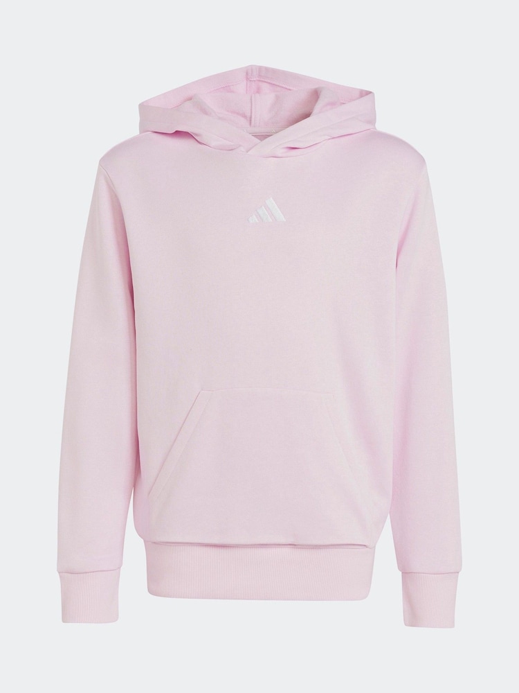 adidas Pink Essentials Hoodie Kids - Image 8 of 8