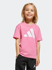 adidas Pink Essentials T-Shirt Little Kids - Image 1 of 6
