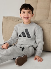 adidas Grey Tracksuit - Image 6 of 9