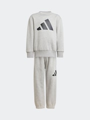 adidas Grey Tracksuit - Image 7 of 9