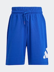 Azul - Conjunto de top y pantalones cortos de algodón 100% de adidas - Imagen 9 de 9