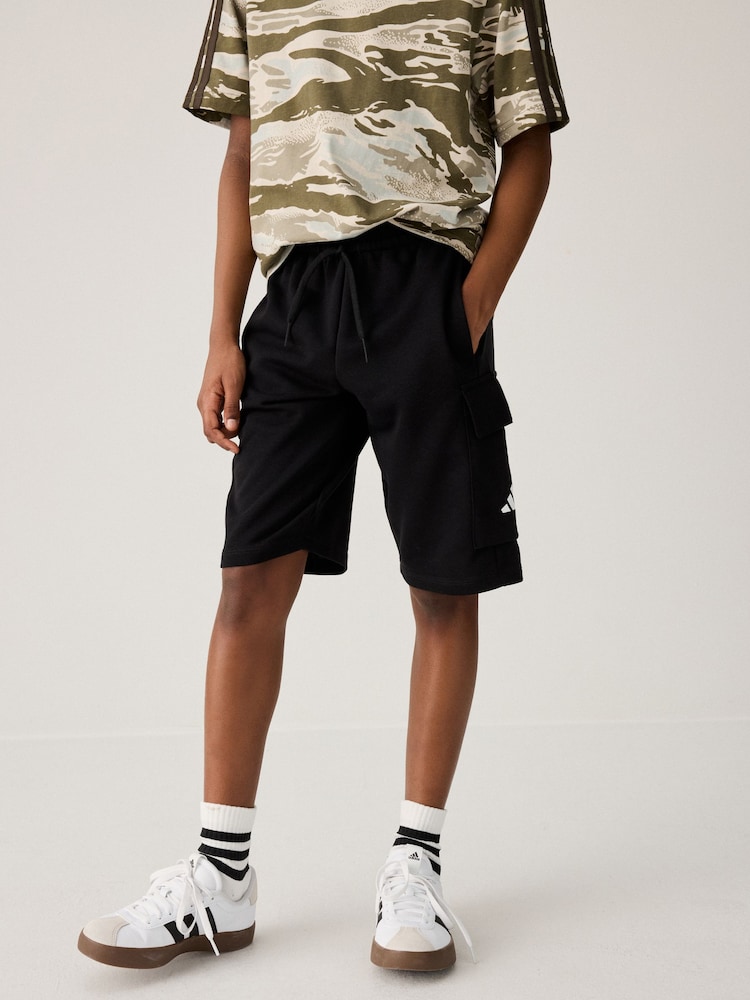 adidas Black Essentials Cargo Shorts - Image 1 of 6