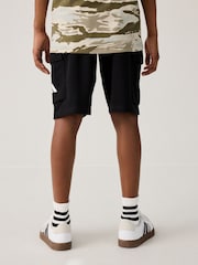 adidas Black Essentials Cargo Shorts - Image 2 of 6