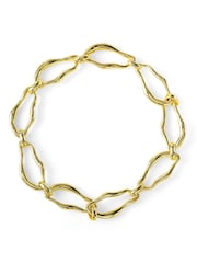 Peers Hardy Gold Radley 18ct Plated Molten Chain Bracelet - Image 2 of 5
