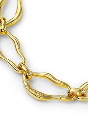 Peers Hardy Gold Radley 18ct Plated Molten Chain Bracelet - Image 3 of 5