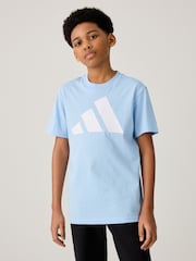 adidas Blue Sky Essentials 100% Cotton T-Shirt - Image 1 of 5