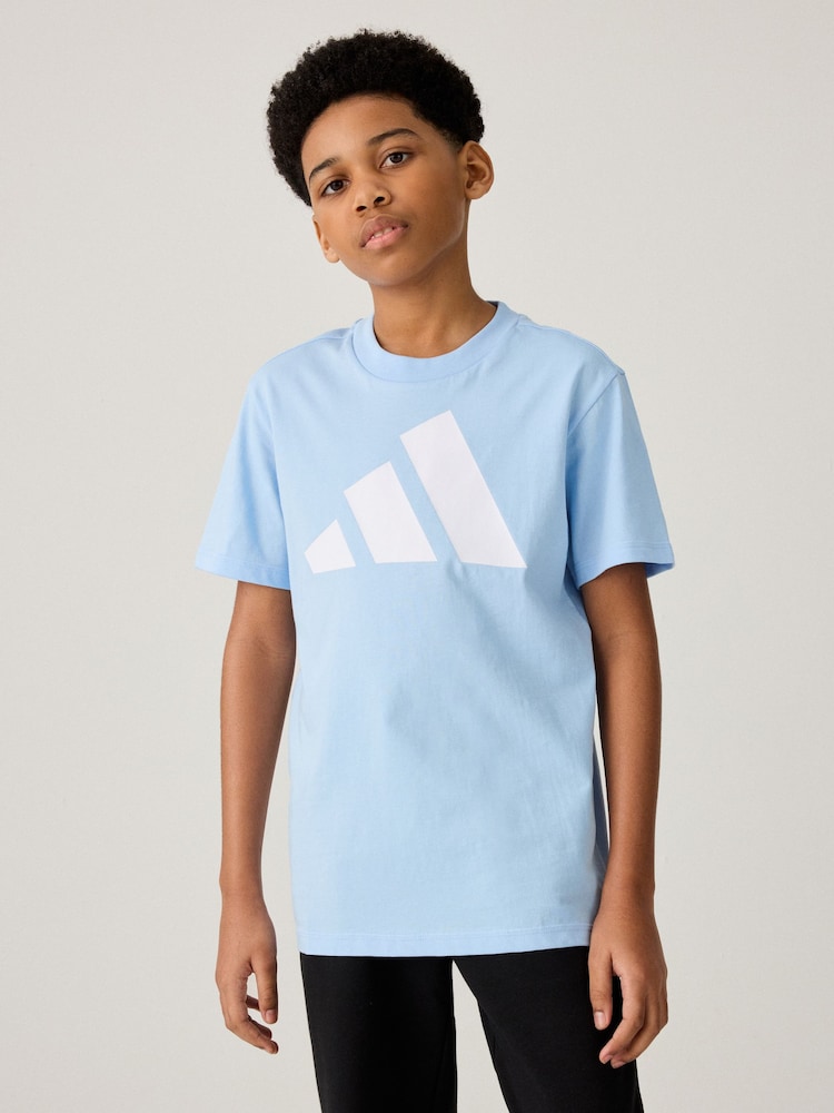 adidas Blue Sky Essentials 100% Cotton T-Shirt - Image 1 of 5
