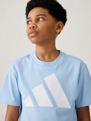 adidas Blue Sky Essentials 100% Cotton T-Shirt - Image 4 of 5