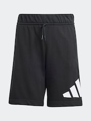 adidas White 3 Stripes Training 100% Cotton T-Shirt and Shorts Set - Image 7 of 7