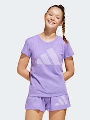 adidas Purple Essentials T-Shirt - Image 1 of 6