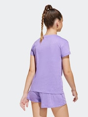 adidas Purple Essentials T-Shirt - Image 2 of 6